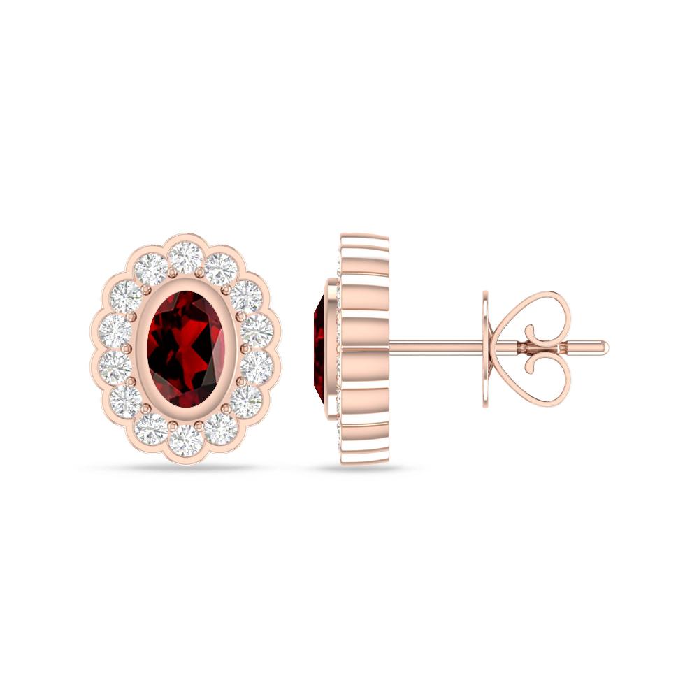 Rose Gold - Garnet